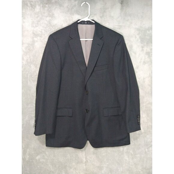 Hugo Boss Other - Boss Hugo Blazer Mens 42R Gray Wool Super 100 Sport Coat Suit Jacket 2 Button